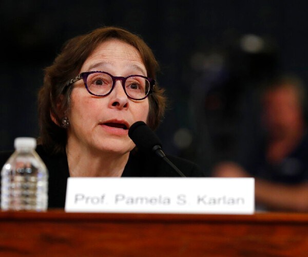 pamela karlan speaks before the first impeachment trial of president donald trump