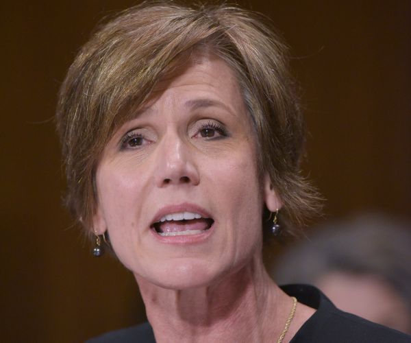 AG Yates Effectively Resigned, Trump Had to Fire Her