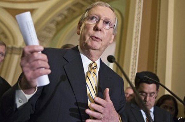 McConnell Will Vote to Advance Immigration Measure With ‘Flaws’