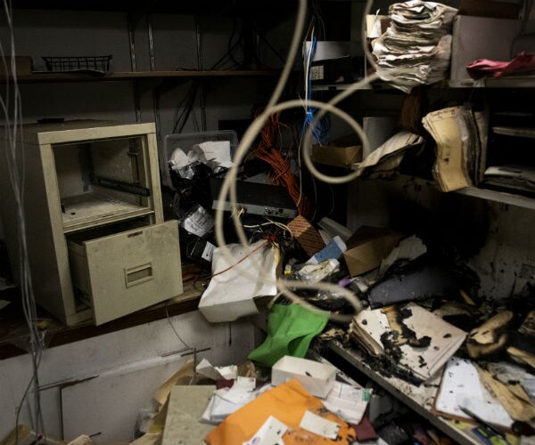 looted and damaged liquor store in minneapolis minnesota