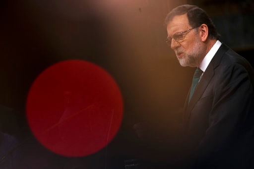 The Latest: Reports: Spain Leader Closer to Being Ousted