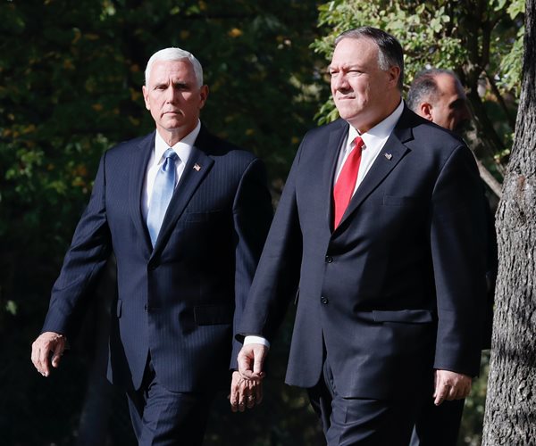 Pence Meets Erdogan to Urge Halt to Turkey's Syria Offensive