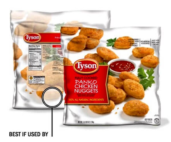 Tyson Recalls Chicken Nuggets Containing Conveyor Belt Parts