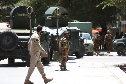 The Latest: IS Claims Attack on Iraqi Embassy in Kabul