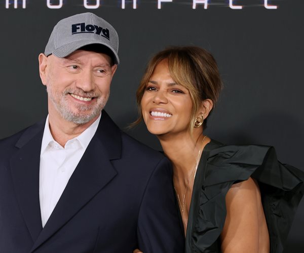 Roland Emmerich and Halle Berry