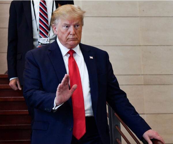us president donald trump in biarritz in southwestern france in august   