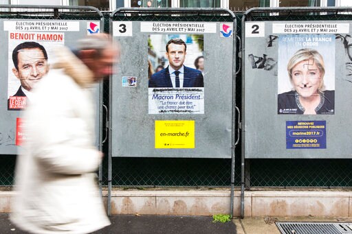 The Latest: French Socialist Candidate Holding Paris Rally