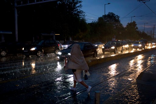 Greek Island in State of Emergency after Storm Flooding