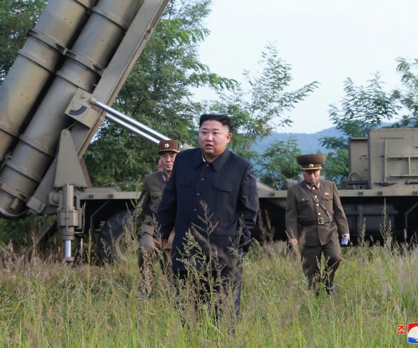 NK's Kim Oversaw Test of 'Super-Large' Launcher