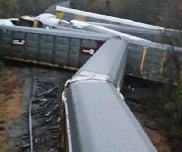 SC Train Derailment Damages 120 BMWs
