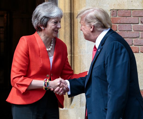 Trump's UK Visit, China's Trade Surplus, and More