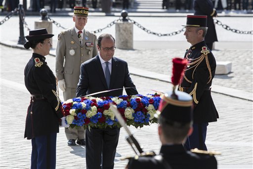 France's Leads World War II Commemorations in Paris