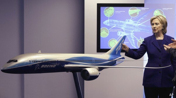WashPost: Hillary Clinton's Ties to Boeing 'Mutually Beneficial'