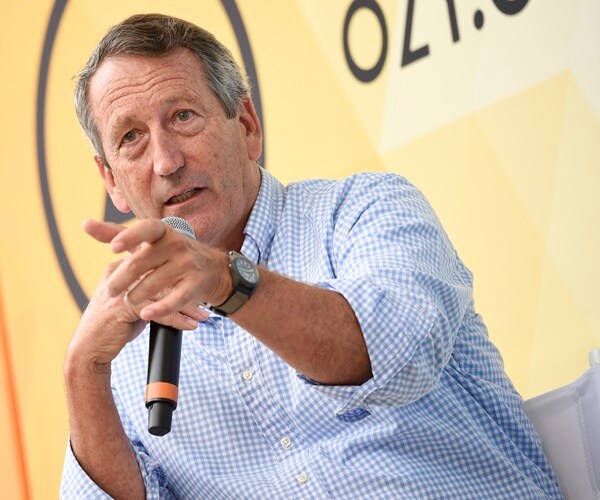 Republican politician Mark Sanford speaks at OZY Fest in Central Park on Saturday, July 21, 2018, in New York. 