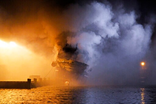 Blaze Rages on Russian Trawler in Northern Norway