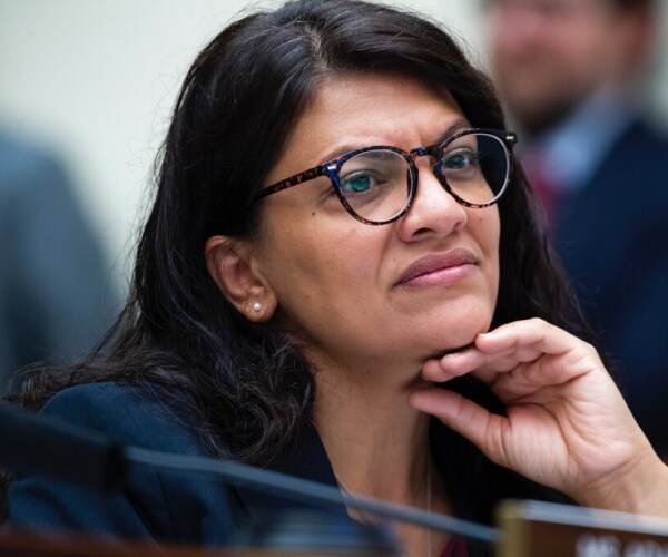 Tlaib Jokes About Wearing Mask Because of 'Republican Tracker'