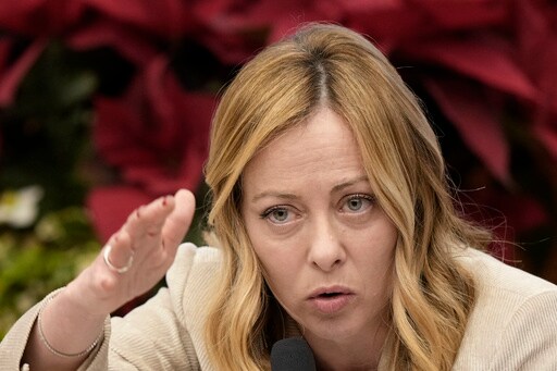 Italian Premier Meloni Says Curbing Migrant Arrivals from Africa Is about Investment, Not Charity