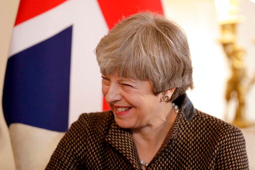 The Latest: British PM May Makes Surprise Stop in Iraq