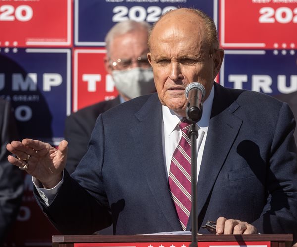 Rudy Giuliani Hit With $1.3 Billion Lawsuit by Dominion Voting Systems