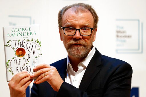 The Latest: 'Lincoln in the Bardo' Wins Man Booker Prize