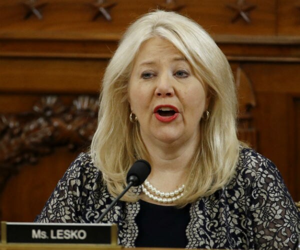 Rep. Debbie Lesko, R-Ariz., votes no on the first article of impeachment.
