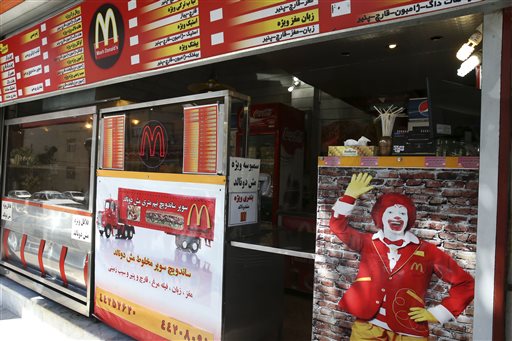 American Culture, from Fast Food to Actors, Seeps into Iran