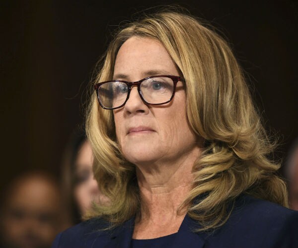 christine blasey ford is shown