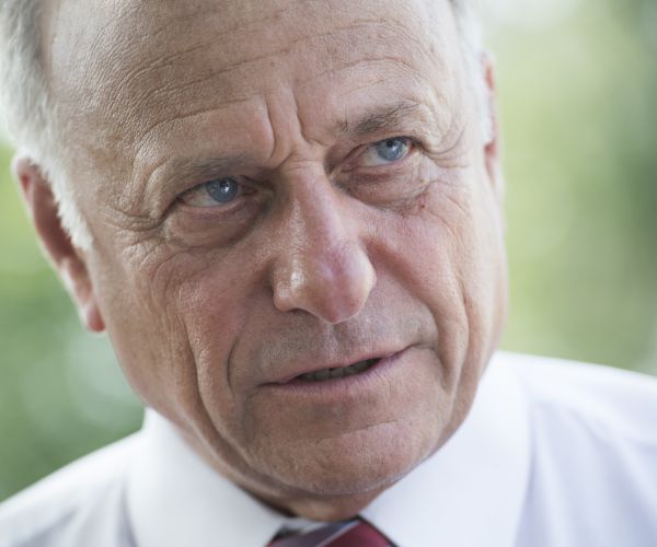 rep. steve king, r-iowa, attends a rally with angel families.