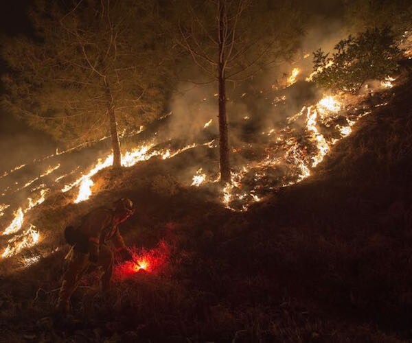 Northern California Wildfire Grows, Closes Two Highways