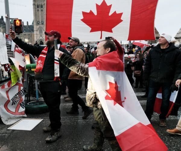 Truck Convoy in Ottowa