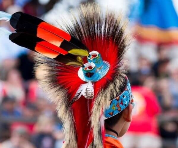 people in Pilgrim outfits