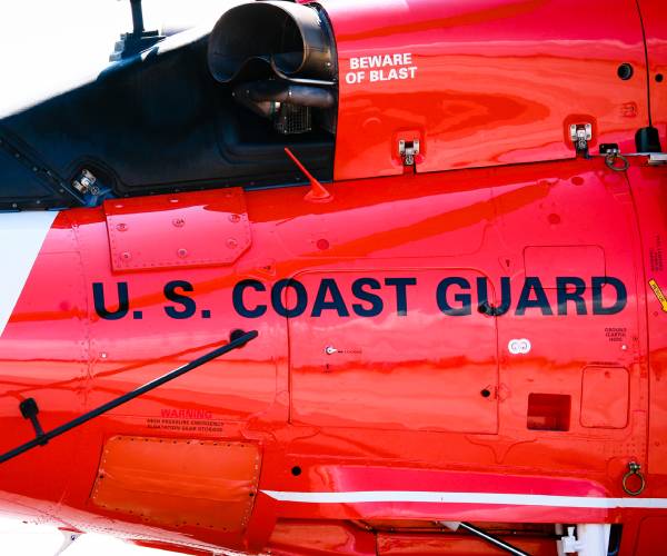 coast guard plane