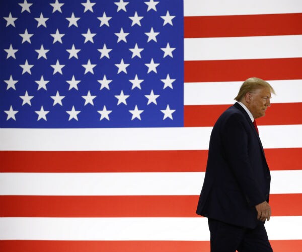 us president trump arrives to speak at a maine manufacturing facility