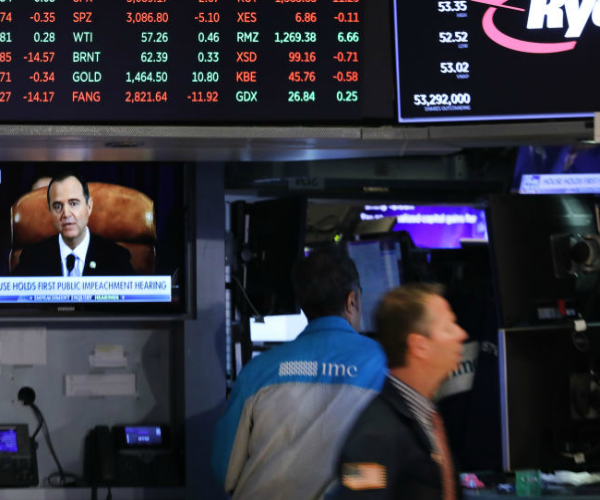 Traders watch impeachment