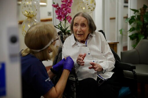 A Day to Remember: London Nursing Home Greets Virus Vaccine