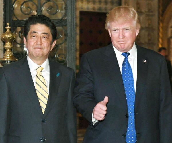 Japan's Abe: Trump Shares View That Monetary Policy Not Manipulation