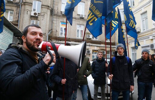 Protesters in Ukraine Call for President's Impeachment