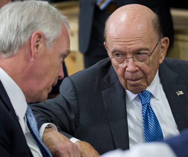 Sen. Ron Johnson, R-Wis., and Commerce Secretary Wilbur Ross
