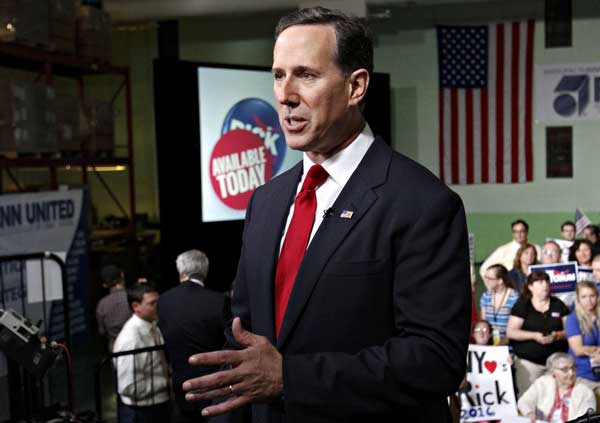 Rick Santorum: Solid Leadership is Key to Being Good President