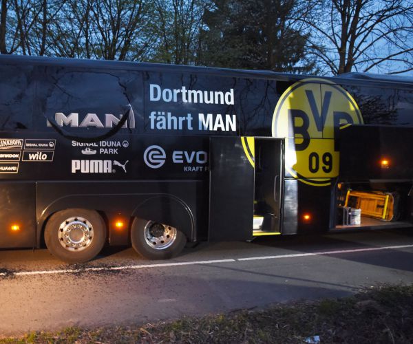 Borussia Dortmund Bus Explosion Near Stadium Delays Soccer Match