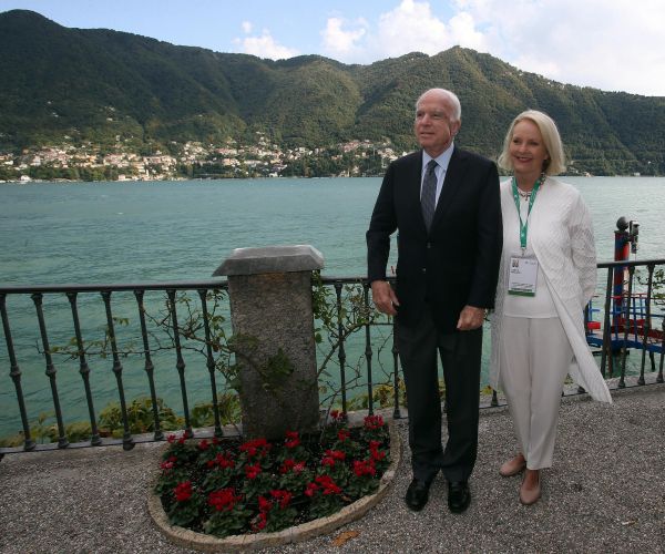 McCain Attends Italy Forum Before Congress Returns to Work
