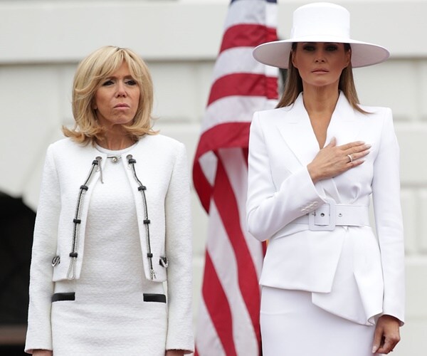 Brigitte Macron: 'Constrained' Melania 'Cannot Do Anything'