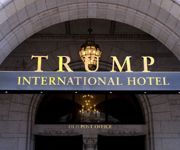 trump international hotel door frame is shown