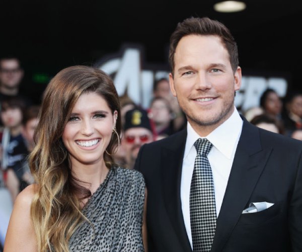 katherine schwarzenegger and chris pratt attend a movie premiere in los angeles

