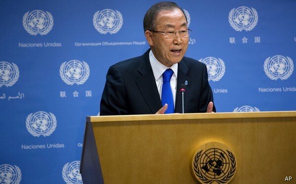 UN Chief: 'Overwhelming' Signs of Chem Arms Use in Syria