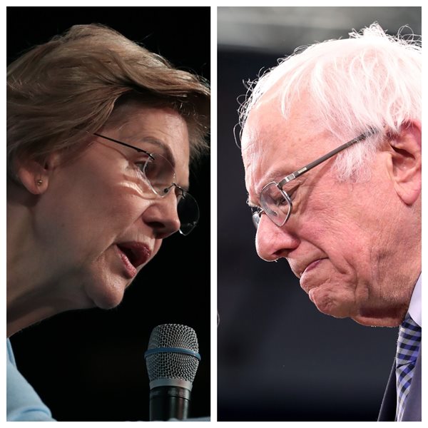 Sanders, Warren Join Call for Barr to Quit Over Stone 'Interference'