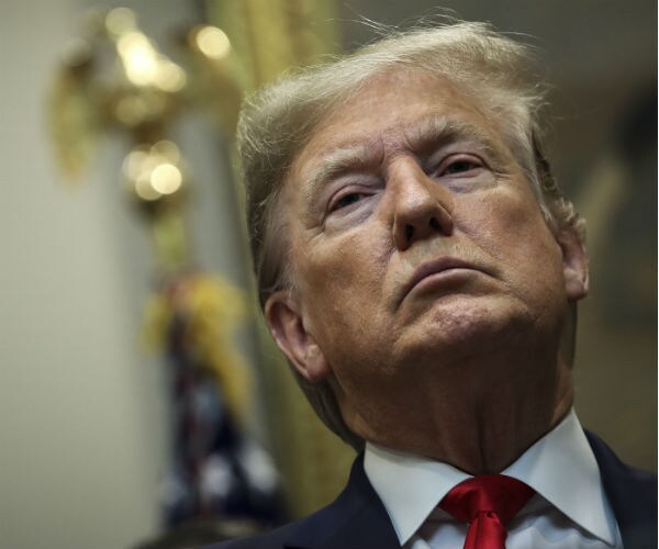 us president donald trump in the roosevelt room of the white house 
