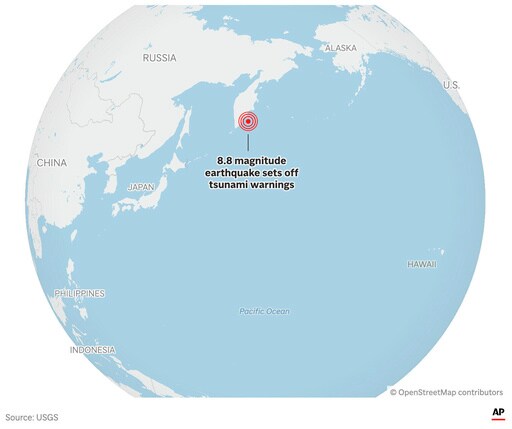 An Earthquake off Russia Has Set off Tsunami Warnings and Advisories. Here's What to Know