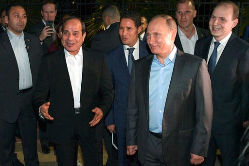 Russian and Egyptian Presidents Meet to Boost Trade