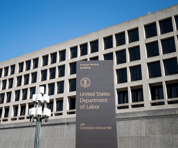 The U.S. Department of Labor building